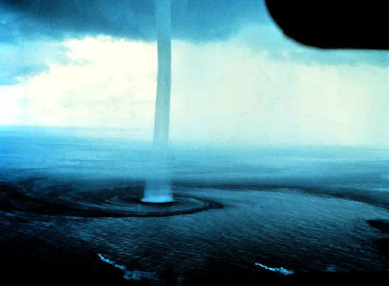 waterspout near Florida